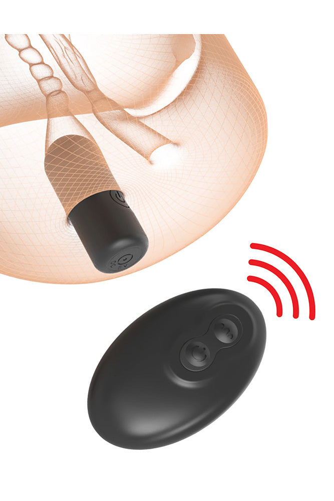 PDX - Double Pounder Vibrating Squeeze Stroker - Stag Shop