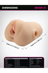 PDX - Double Pounder Vibrating Squeeze Stroker - Stag Shop