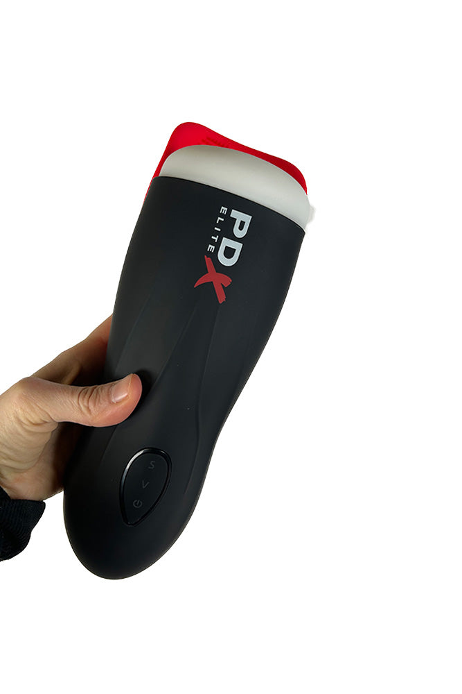 PDX - PDX Elite - Fap-O-Matic Pro Sucking & Vibrating Masturbator - Stag Shop