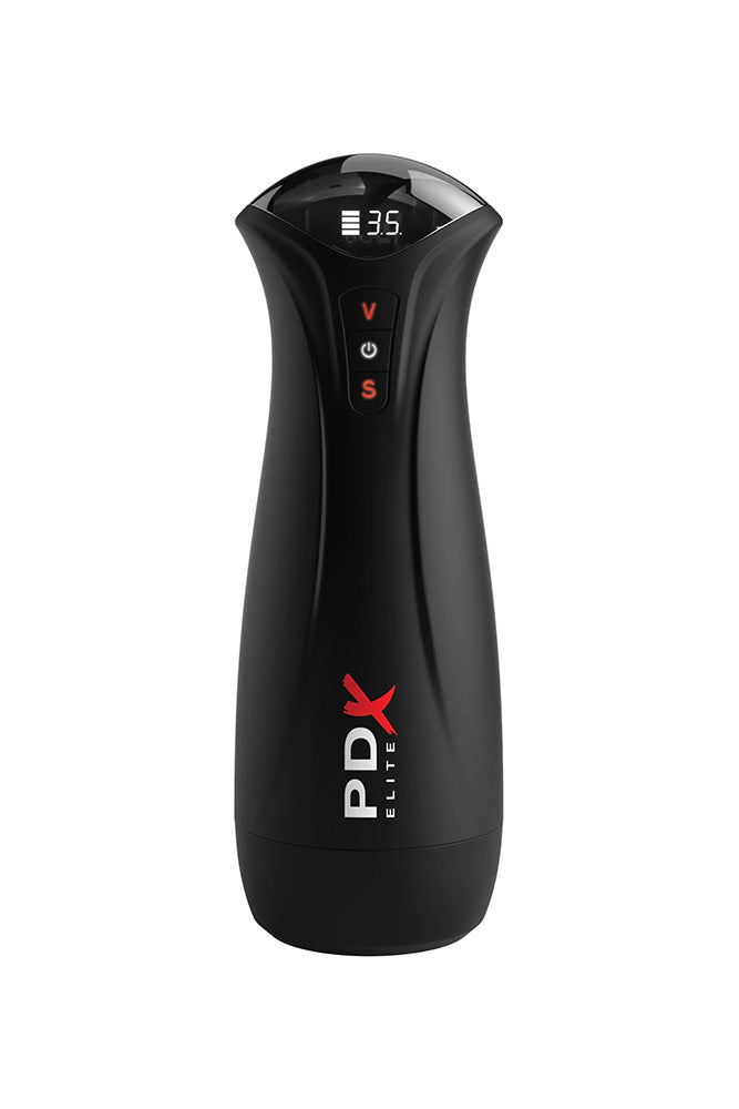 PDX -  Elite - Fuck-Gasm Vibrating & Sucking Masturbator - Stag Shop