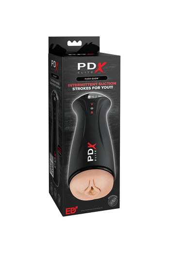 PDX -  Elite - Fuck-Gasm Vibrating & Sucking Masturbator - Stag Shop