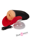 Pipedream Extreme - PDX Elite - Fuck-O-Matic Sucking & Vibrating Masturbator - Beige - Stag Shop