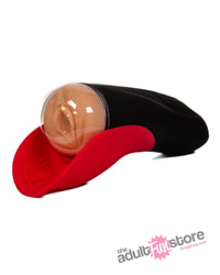 Pipedream Extreme - PDX Elite - Fuck-O-Matic Sucking & Vibrating Masturbator - Beige - Stag Shop