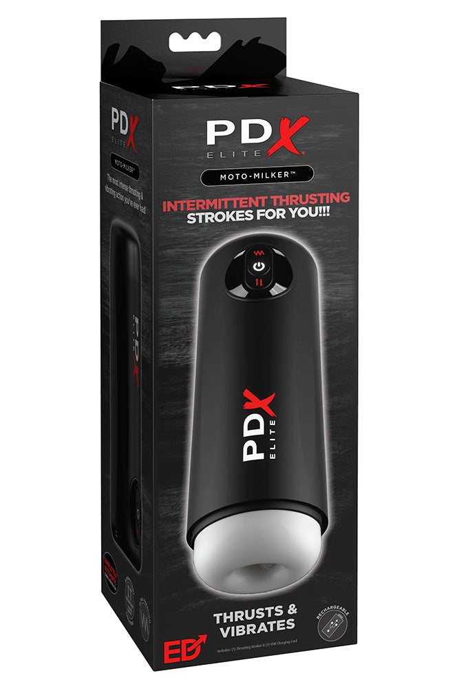 PDX - PDX Elite - Moto Milker Vibrating & Thrusting Stroker - Stag Shop