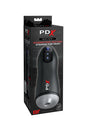 PDX - PDX Elite - Suck-O-Matic Vibrating & Sucking Masturbator - Black/Clear - Stag Shop