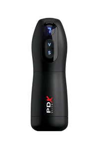 Thumbnail for PDX - PDX Elite - Suck-O-Matic Vibrating & Sucking Masturbator - Black/Clear