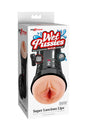 PDX - PDX Extreme - Wet Pussies - Super Luscious Lips Self Lubricating Stroker - Black/Beige - Stag Shop
