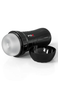Thumbnail for PDX - PDX Extreme - Wet Strokers - Super Slide & Glide Self Lubricating Stroker - Black/Clear - Stag Shop