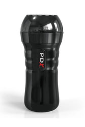 PDX - PDX Extreme - Wet Strokers - Super Slide & Glide Self Lubricating Stroker - Black/Clear - Stag Shop