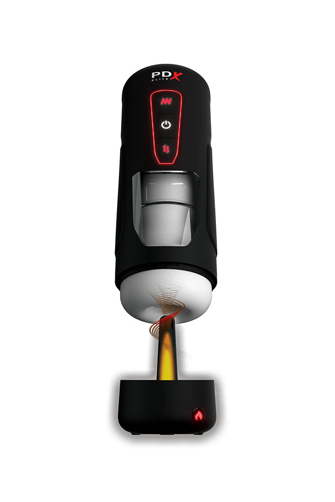 PDX - Elite - Milk Me Hotter Thrusting, Vibrating & Heating Masturbator - Stag Shop