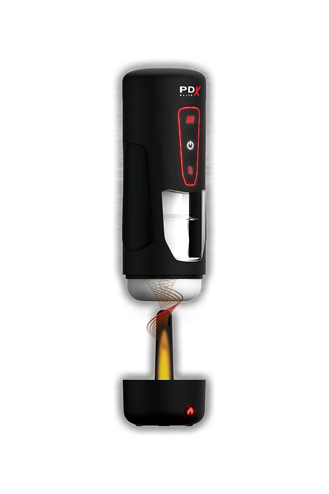PDX - Elite - Milk Me Hotter Thrusting, Vibrating & Heating Masturbator - Stag Shop