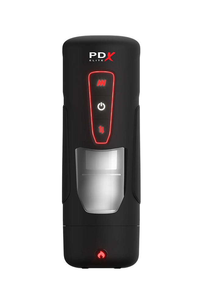 PDX - Elite - Milk Me Hotter Thrusting, Vibrating & Heating Masturbator - Stag Shop
