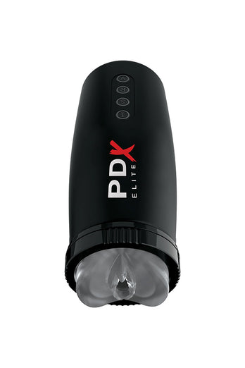 PDX - Elite - Moto Bator 2 Thrusting Masturbator With Suction & Vibration - Stag Shop