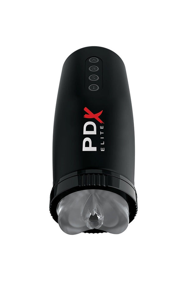 PDX - Elite - Moto Bator 2 Thrusting Masturbator With Suction & Vibration - Stag Shop