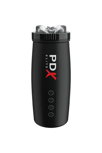 PDX - Elite - Moto Bator 2 Thrusting Masturbator With Suction & Vibration - Stag Shop