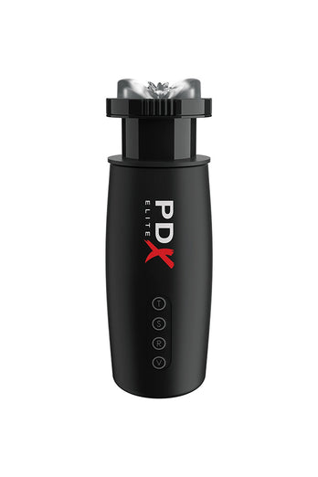 PDX - Elite - Moto Bator 2 Thrusting Masturbator With Suction & Vibration - Stag Shop