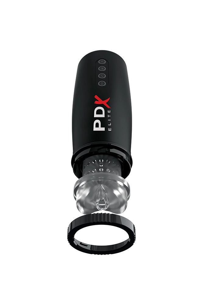 PDX - Elite - Moto Bator 2 Thrusting Masturbator With Suction & Vibration - Stag Shop