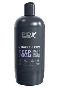 Thumbnail for PDX - PDX Plus - Deep Cream Discreet Shower Stroker - Clear - Stag Shop