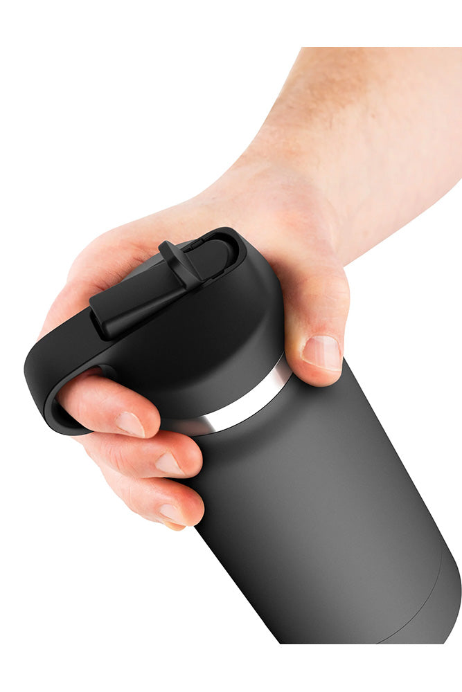 PDX - PDX Plus - Fuck Flask - Secret Delight Water Bottle Stroker - Brown/Grey - Stag Shop