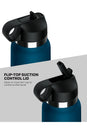 PDX - PDX Plus - Fuck Flask - Private Pleaser Water Bottle Stroker - Beige/Blue - Stag Shop