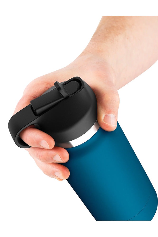 PDX - PDX Plus - Fuck Flask - Private Pleaser Water Bottle Stroker - Beige/Blue - Stag Shop