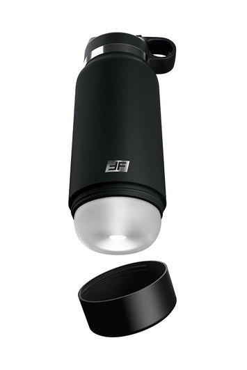 PDX - PDX Plus - Fap Flask - Thrill Seeker Water Bottle Stroker - Frost/Black - Stag Shop