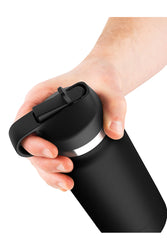 PDX - PDX Plus - Fap Flask - Thrill Seeker Water Bottle Stroker - Frost/Black - Stag Shop