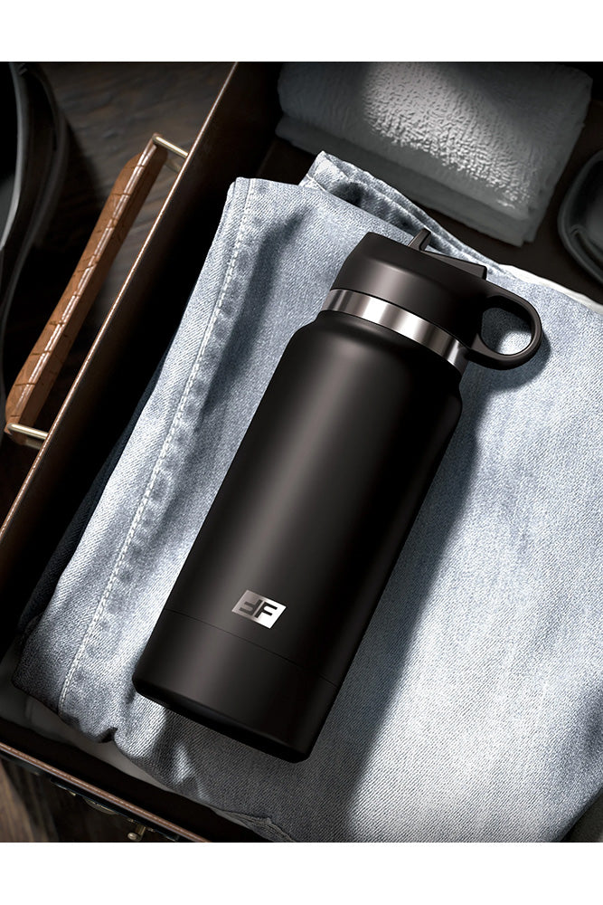 PDX - PDX Plus - Fap Flask - Thrill Seeker Water Bottle Stroker - Frost/Black - Stag Shop