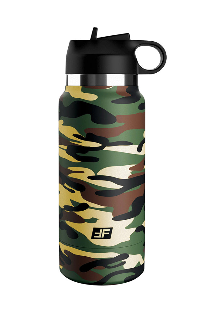 PDX - PDX Plus - Fap Flask - Happy Camper Water Bottle Stroker - Frost/Camo - Stag Shop