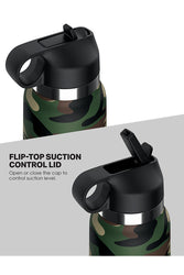 PDX - PDX Plus - Fap Flask - Happy Camper Water Bottle Stroker - Frost/Camo - Stag Shop