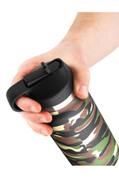 PDX - PDX Plus - Fap Flask - Happy Camper Water Bottle Stroker - Frost/Camo - Stag Shop