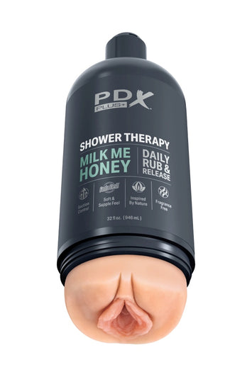 PDX - PDX Plus - Milk Me Honey Discreet Shower Stroker - Beige - Stag Shop