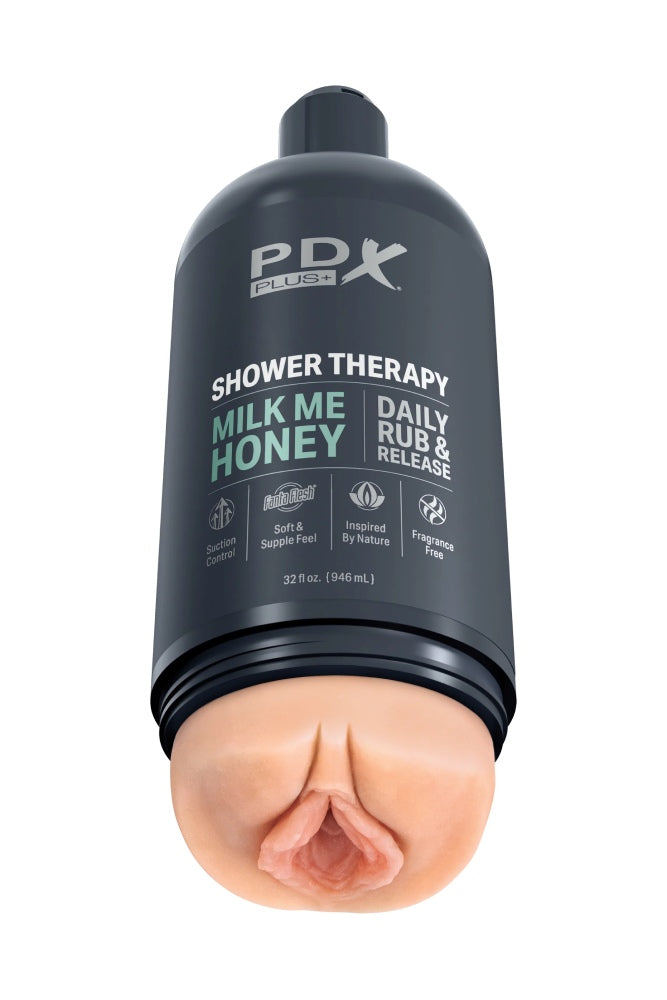 PDX - PDX Plus - Milk Me Honey Discreet Shower Stroker - Beige - Stag Shop