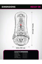 PDX - ViewTube Plus See-Thru EZ-Grip Stroker - Stag Shop
