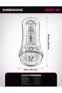 Thumbnail for PDX - ViewTube Plus See-Thru EZ-Grip Stroker - Stag Shop