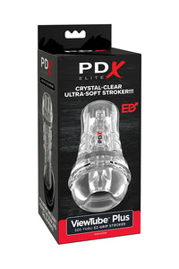Thumbnail for PDX - ViewTube Plus See-Thru EZ-Grip Stroker - Stag Shop