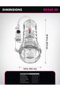 PDX - ViewTube Vac XXL Pump See-Thru EZ-Grip Pump Stroker - Stag Shop