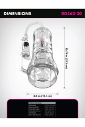 PDX - ViewTube Vac XXL Pump See-Thru EZ-Grip Pump Stroker - Stag Shop