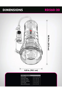 Thumbnail for PDX - ViewTube Vac XXL Pump See-Thru EZ-Grip Pump Stroker - Stag Shop