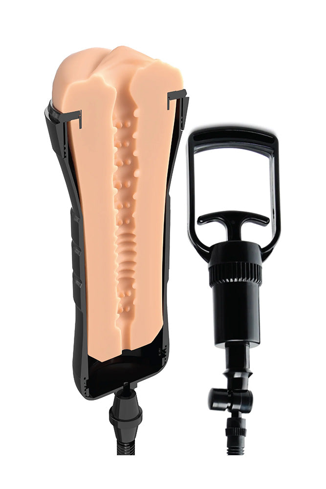 PDX - Wet Pussies - Super Sucker XXL Self-Lubricating Stroker - Stag Shop