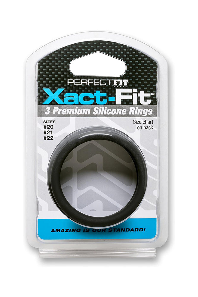 Perfect Fit - Xact Fit Cock Ring 3 PC Set - Stag Shop