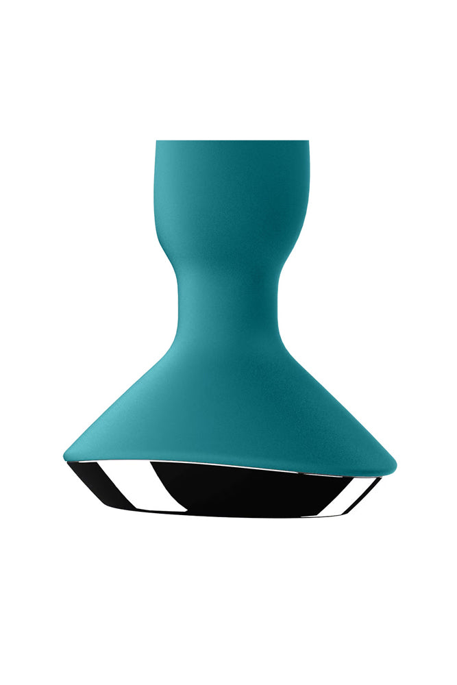 Satisfyer - Plug-ilicious 1 - Vibrating Bluetooth Anal Plug - Petrol - Stag Shop