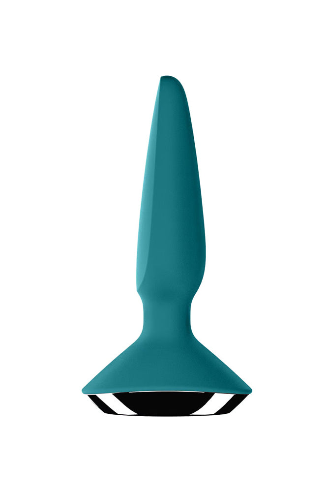 Satisfyer - Plug-ilicious 1 - Vibrating Bluetooth Anal Plug - Petrol - Stag Shop