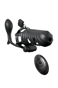 Thumbnail for Pipedream - Fantasy C-Ringz - Remote-Controlled Vibrating Cock Blocker with Ass-Gasm Plug - Stag Shop