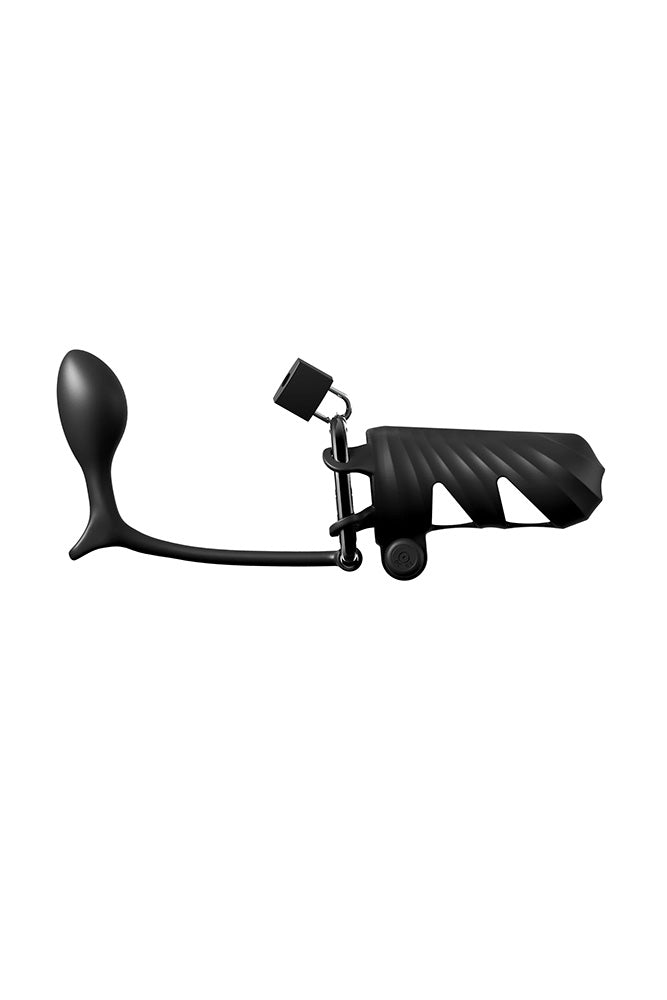 Pipedream - Fantasy C-Ringz - Remote-Controlled Vibrating Cock Blocker with Ass-Gasm Plug - Stag Shop