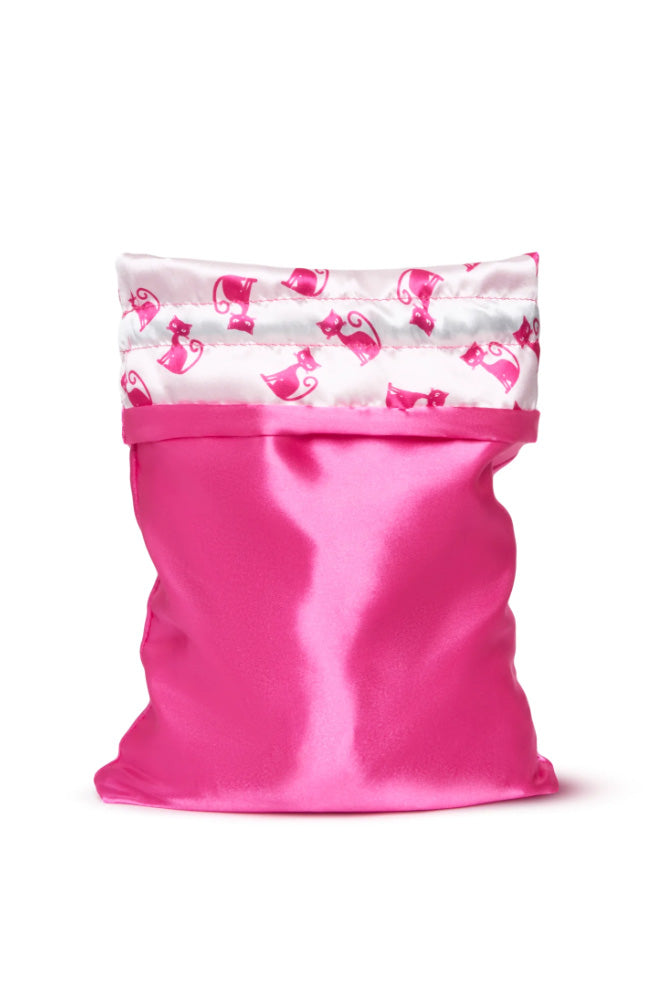 Pink Pussycat - Antibacterial Toy Storage Bag - Stag Shop