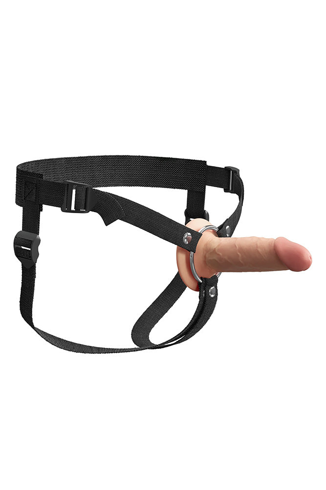 Pipedream - Fantasy X-Tensions Elite - 5" Hollow Silicone Strap-On - Stag Shop