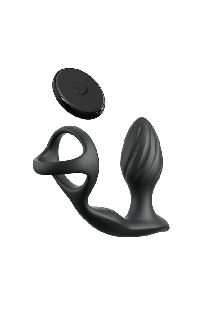 Pipedream - Anal Fantasy Elite - Ass-Gasm Gyro-Milk Pro Remote Control Anal Plug - Stag Shop