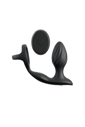 Pipedream - Anal Fantasy Elite - Ass-Gasm Gyro-Milk Pro Remote Control Anal Plug - Stag Shop