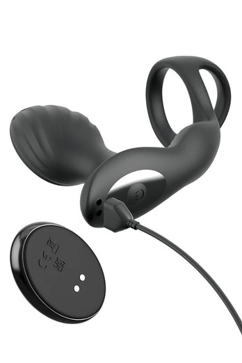 Pipedream - Anal Fantasy Elite - Ass-Gasm Gyro-Milk Pro Remote Control Anal Plug - Stag Shop